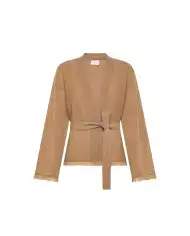 SUN 68 CARDIGAN FRINGES CAMMELLO SUN 68 CARDIGAN FRINGES CAMMELLO