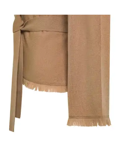 SUN 68 CARDIGAN FRINGES CAMMELLO