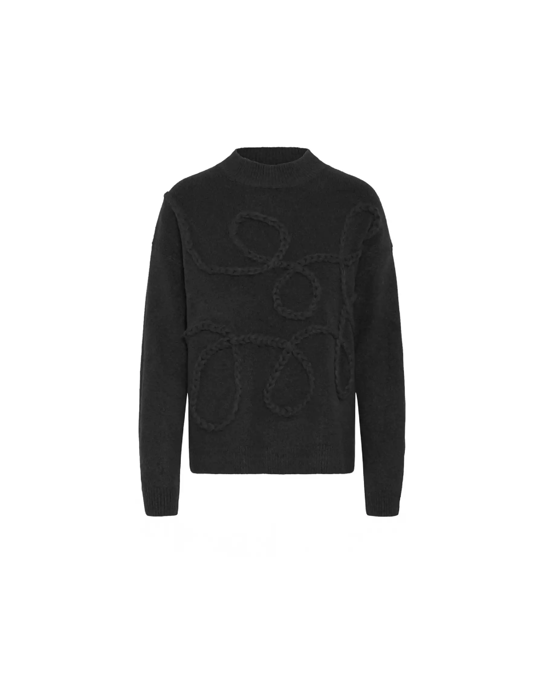 B.YOUNG MAGLIONE MEDI NERO B.YOUNG MAGLIONE MEDI NERO