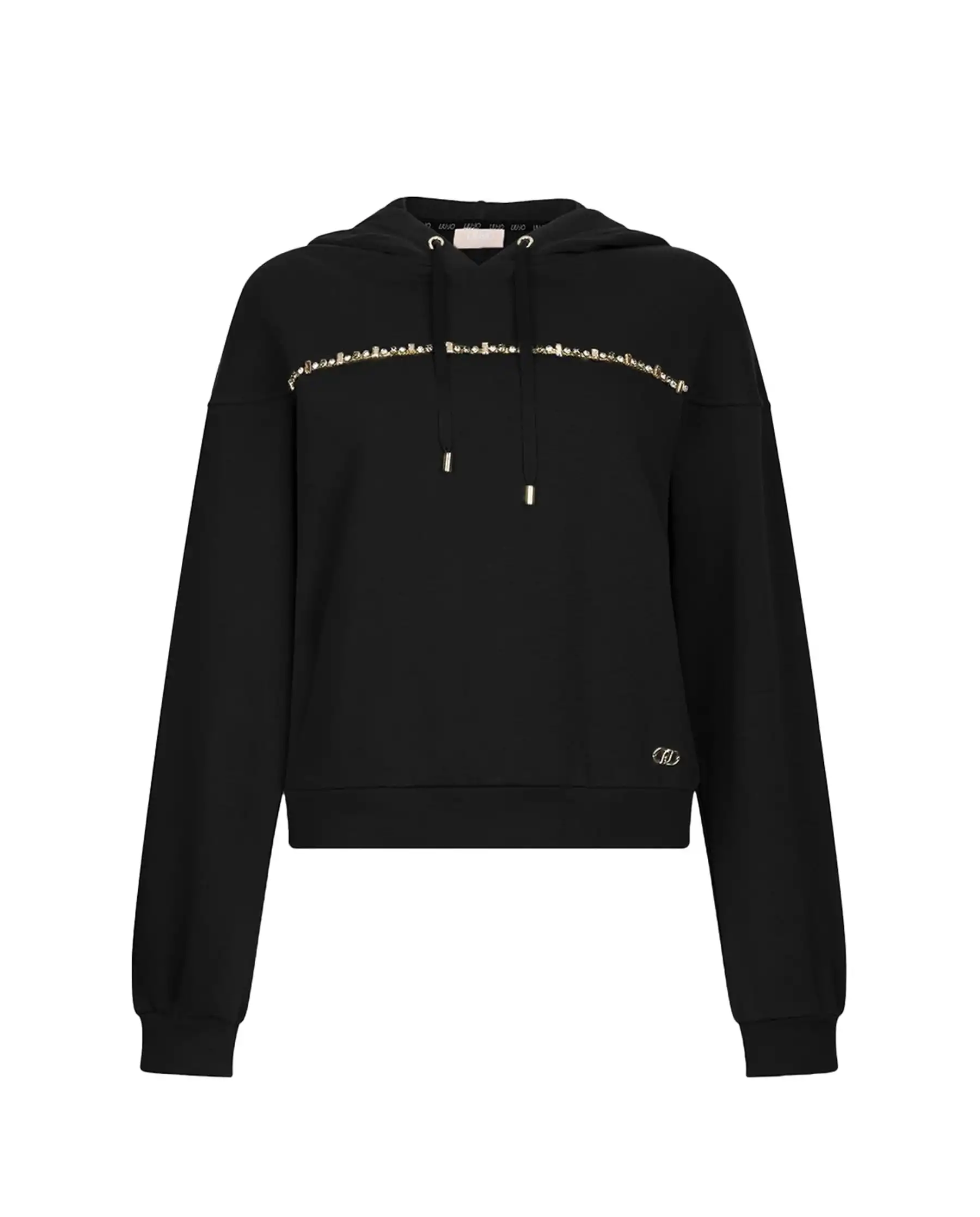 LIU JO FELPA NERO LIU JO FELPA NERO