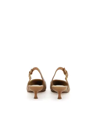 CHICONIC SLING BACK CUOIO