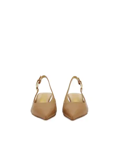 CHICONIC SLING BACK CUOIO