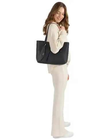 GUESS BORSA BRENTON NERO
