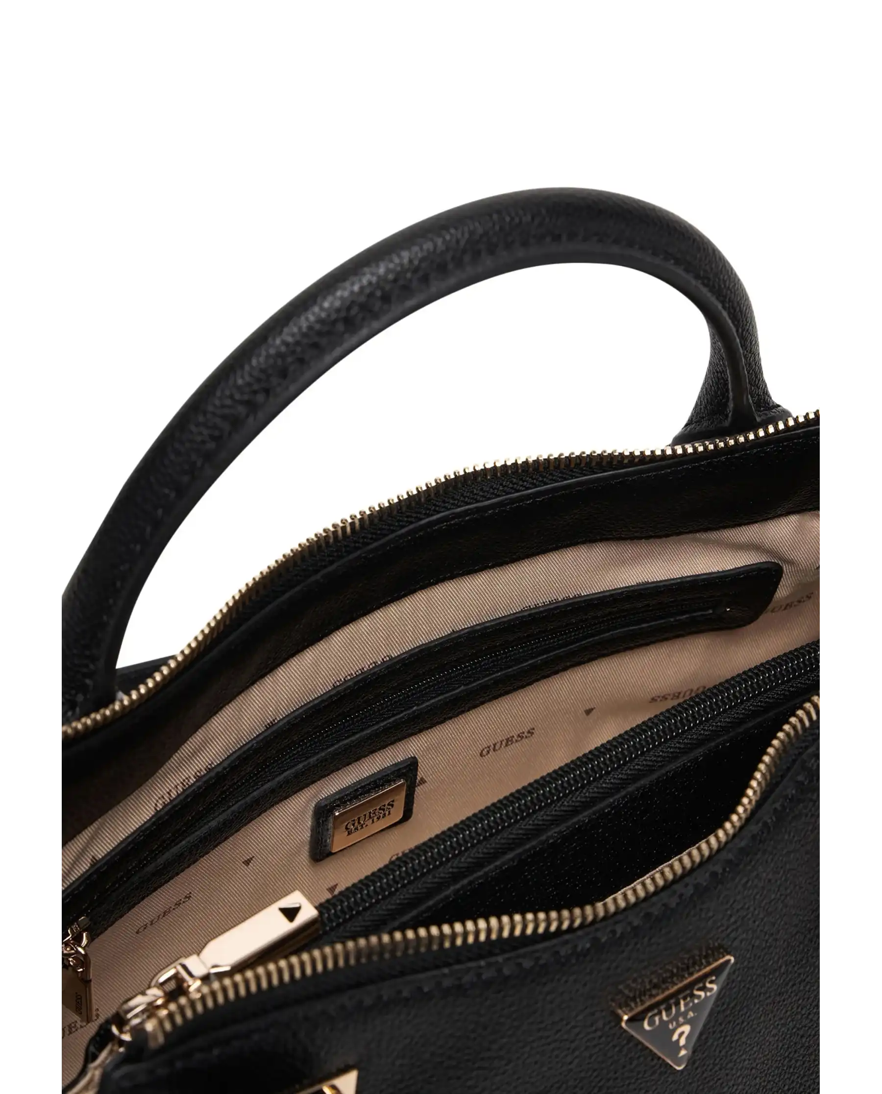 GUESS BORSA EVIE TRIPLE NERO