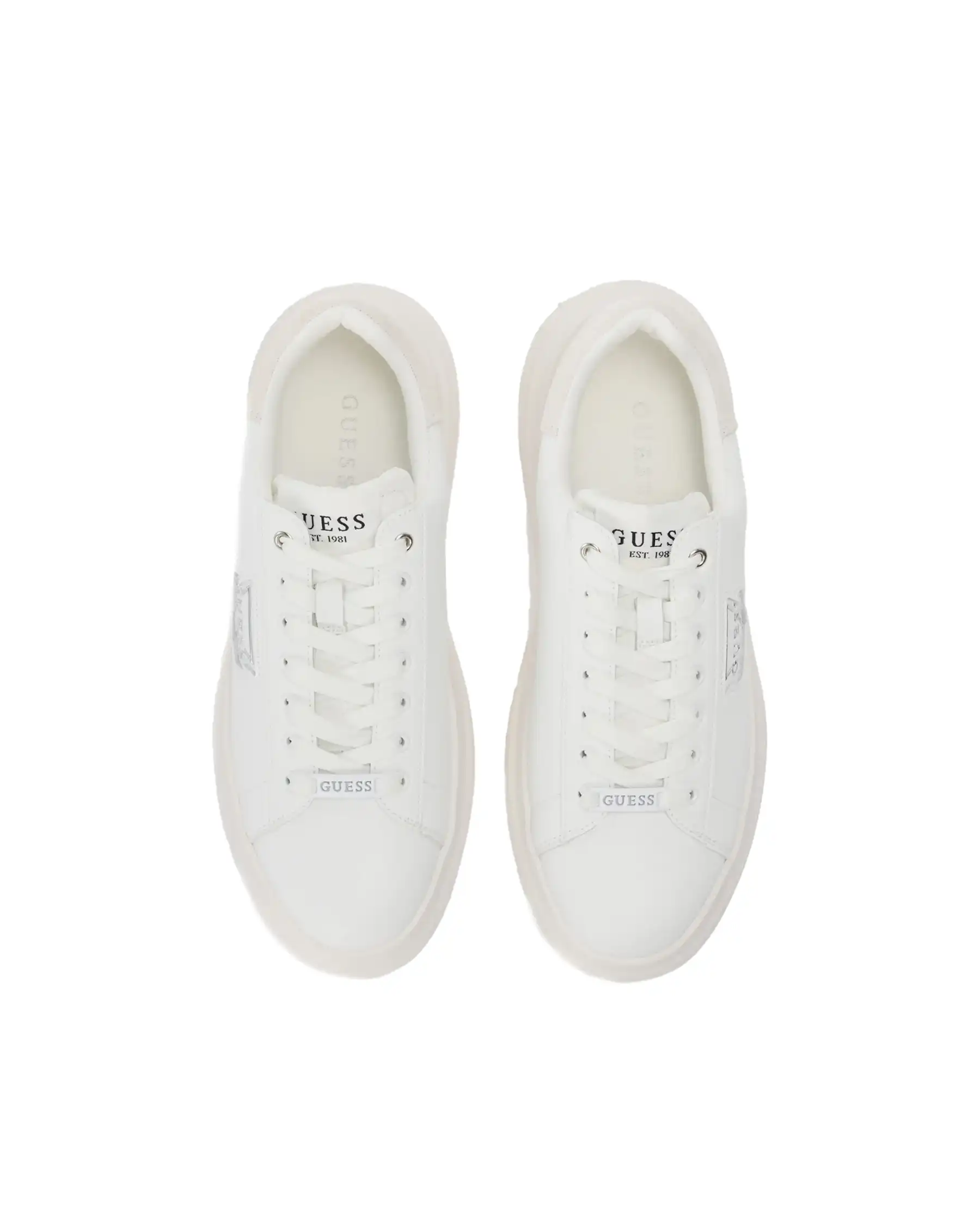 GUESS SNEAKERS ELBAN BIANCO