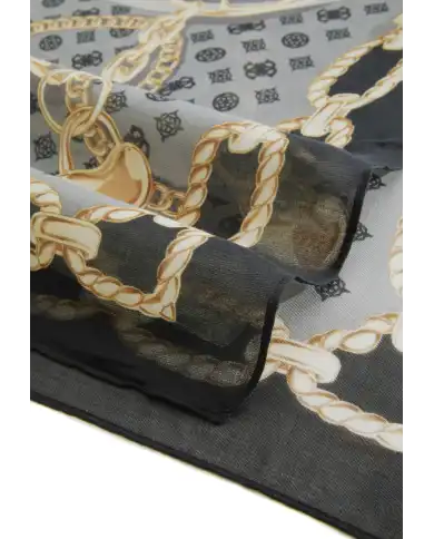 GUESS FOULARD TWILL NERO