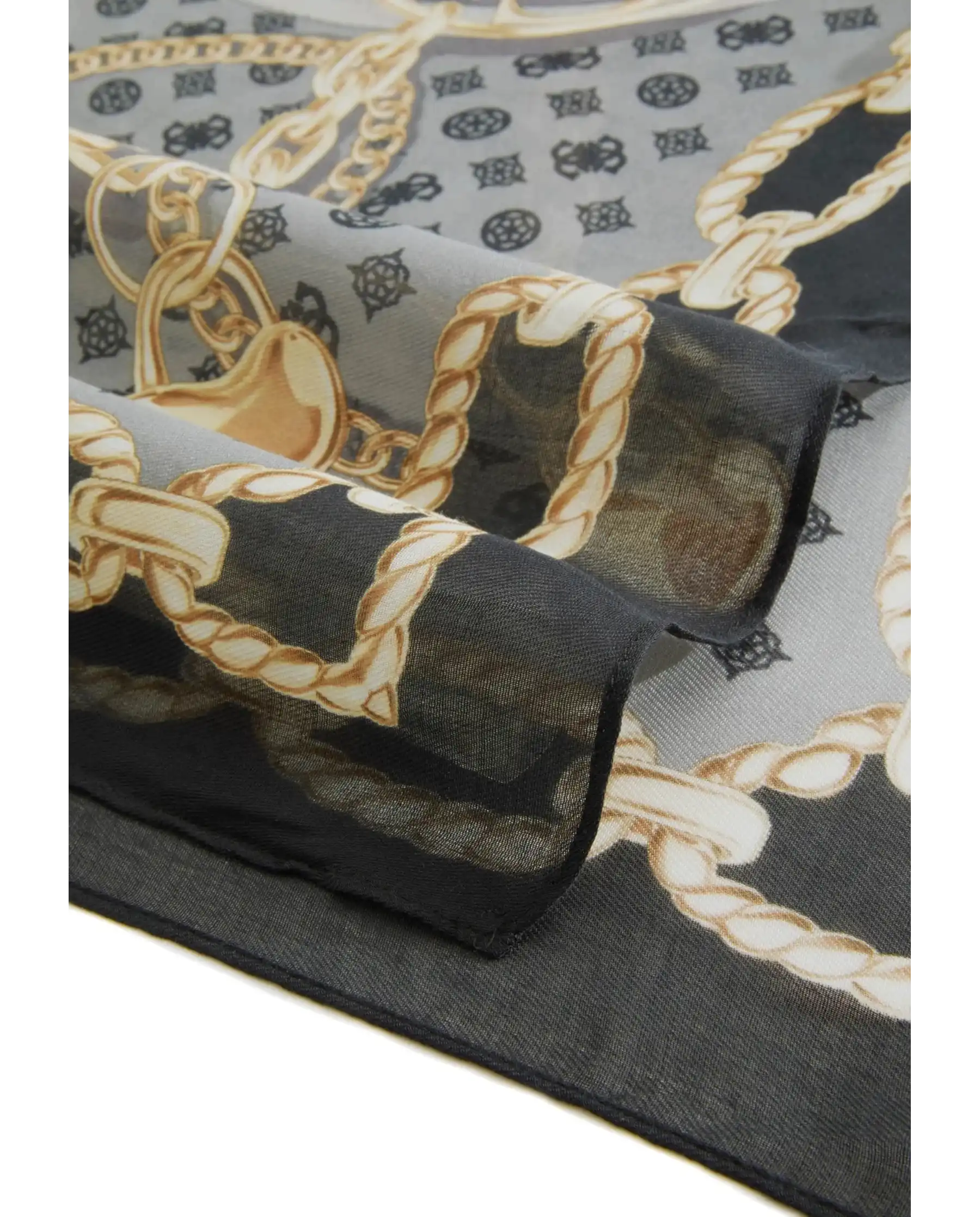 GUESS FOULARD TWILL NERO