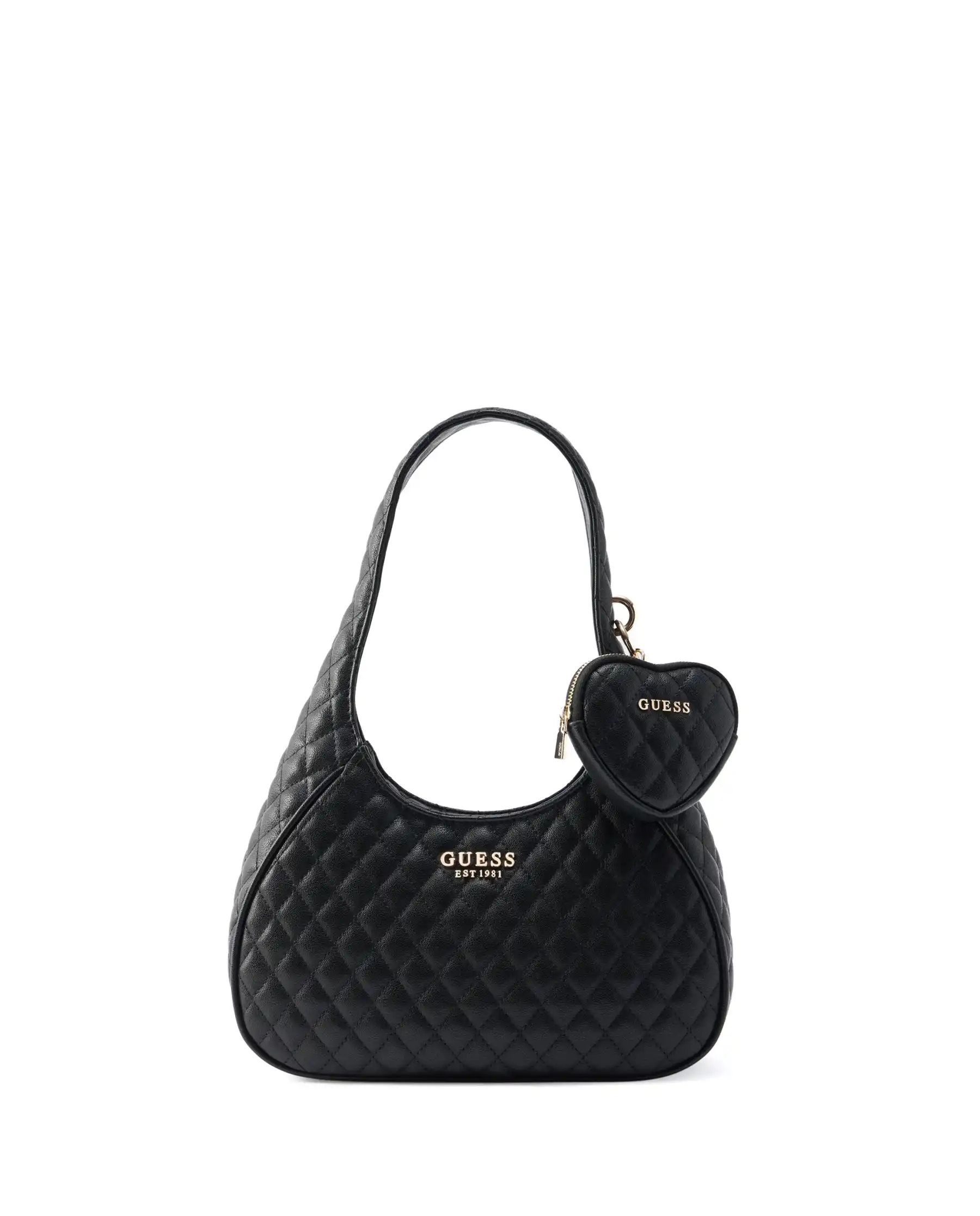 GUESS BORSA ATABEY HOBO NERO