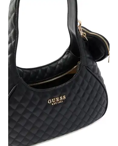 GUESS BORSA ATABEY HOBO NERO