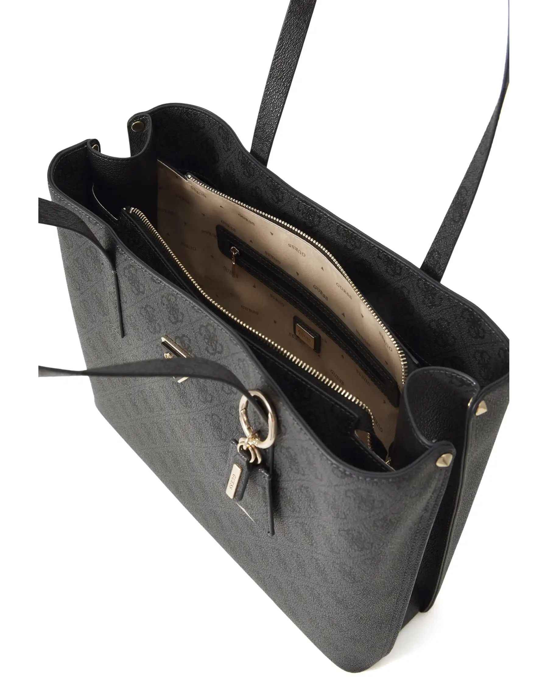 GUESS BORSA MERIDIAN II NERO