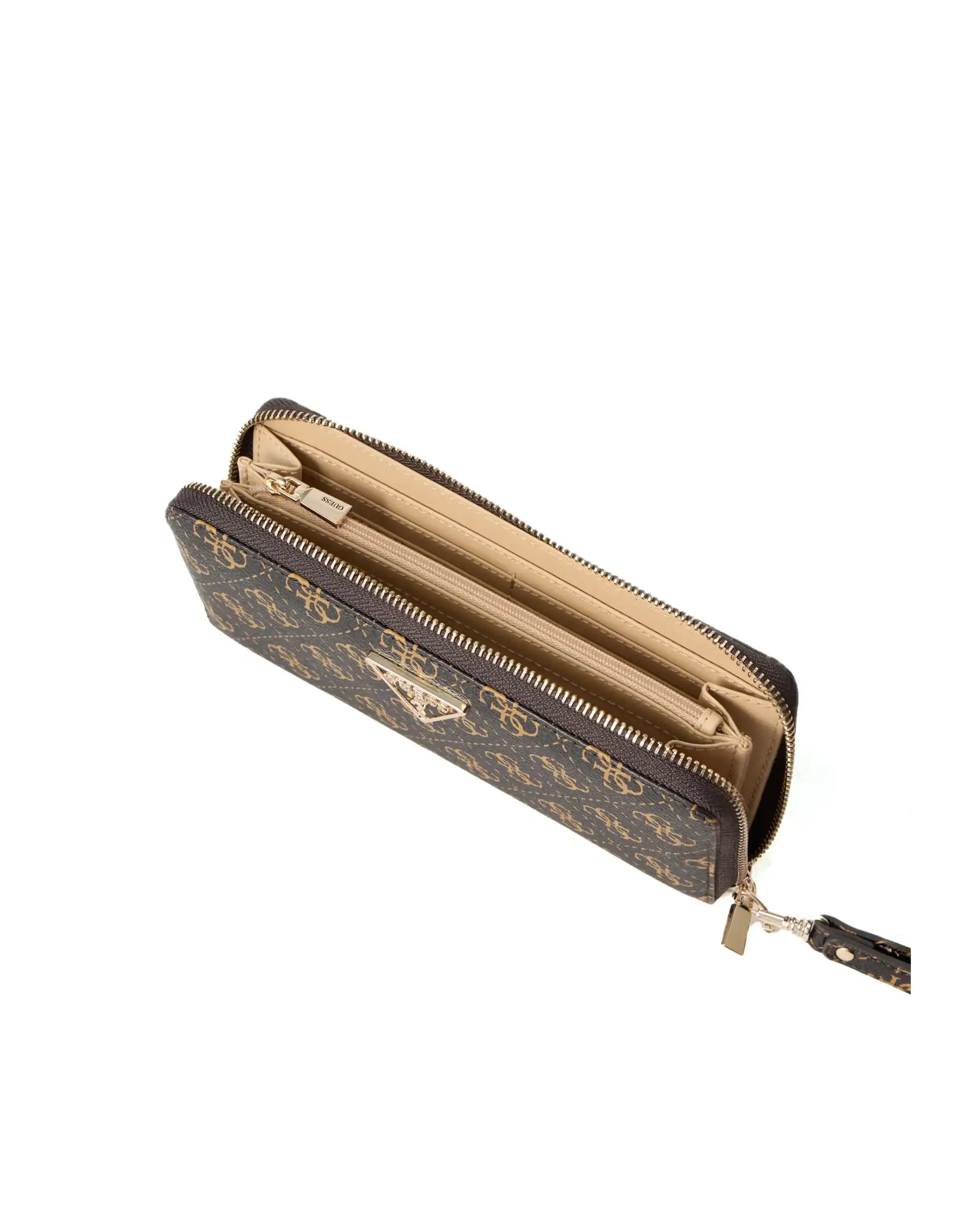 GUESS PORTAFOGLIO LAUREL II MARRONE