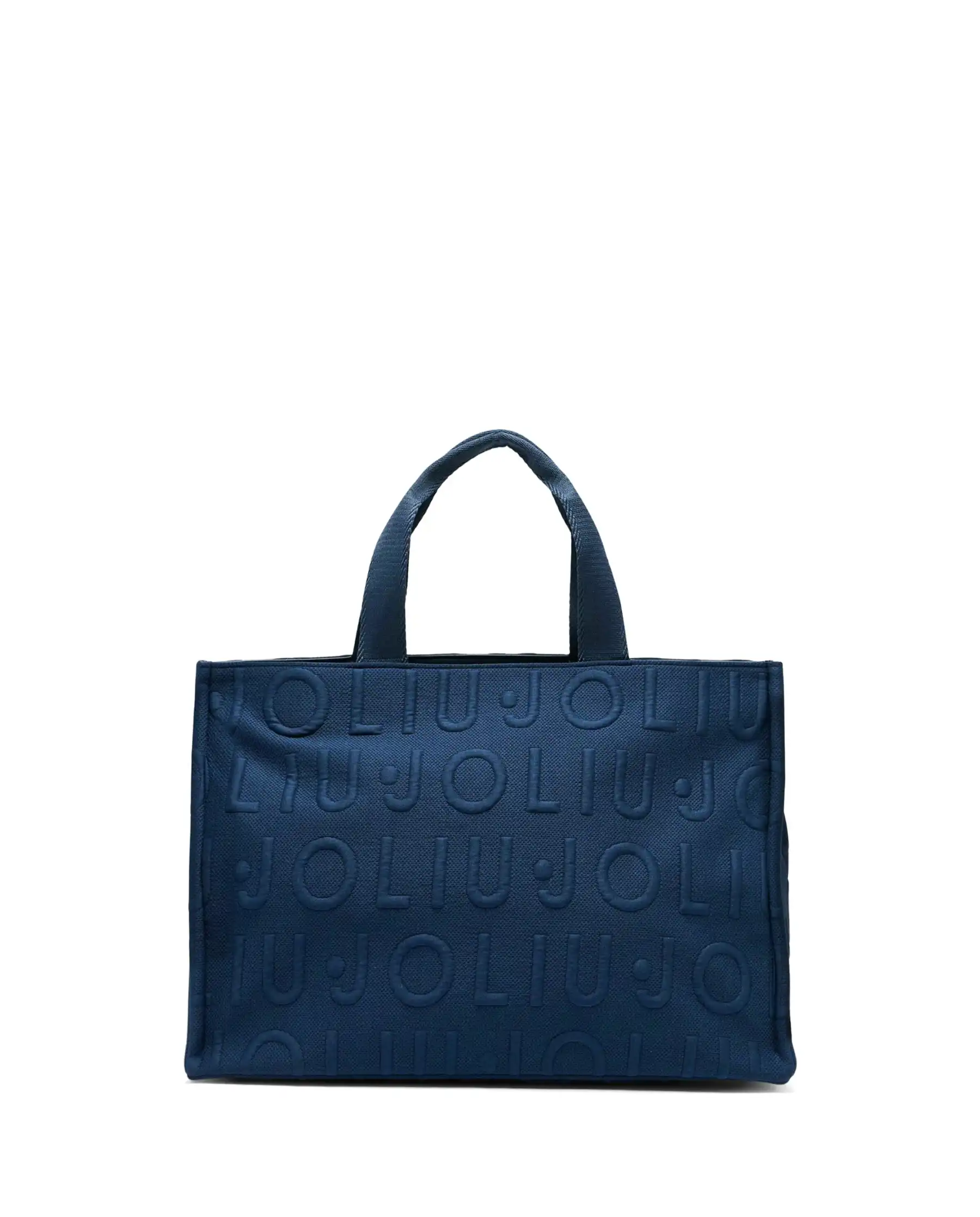 LIU JO BORSA LOGO BUBBLE BLU