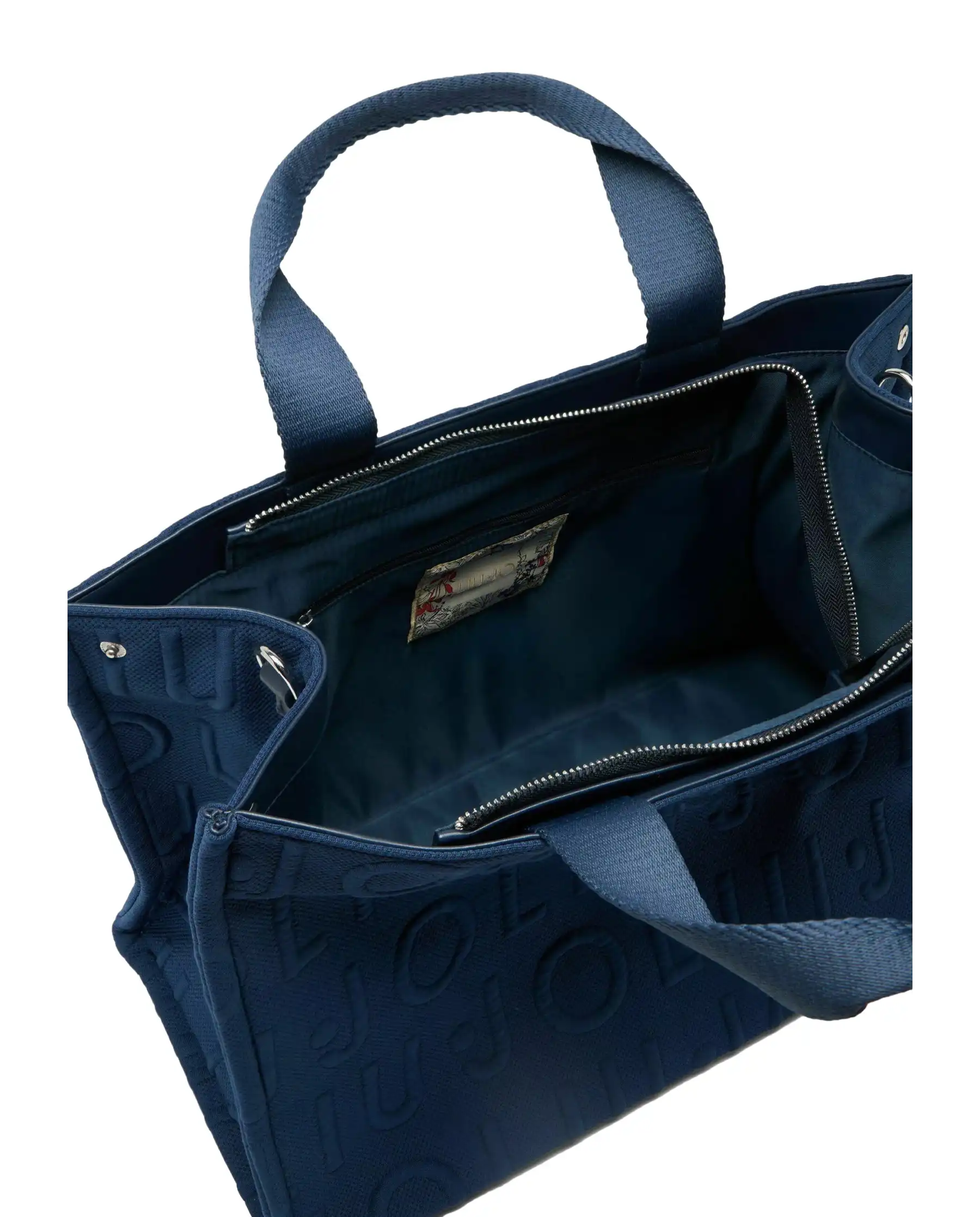 LIU JO BORSA LOGO BUBBLE BLU