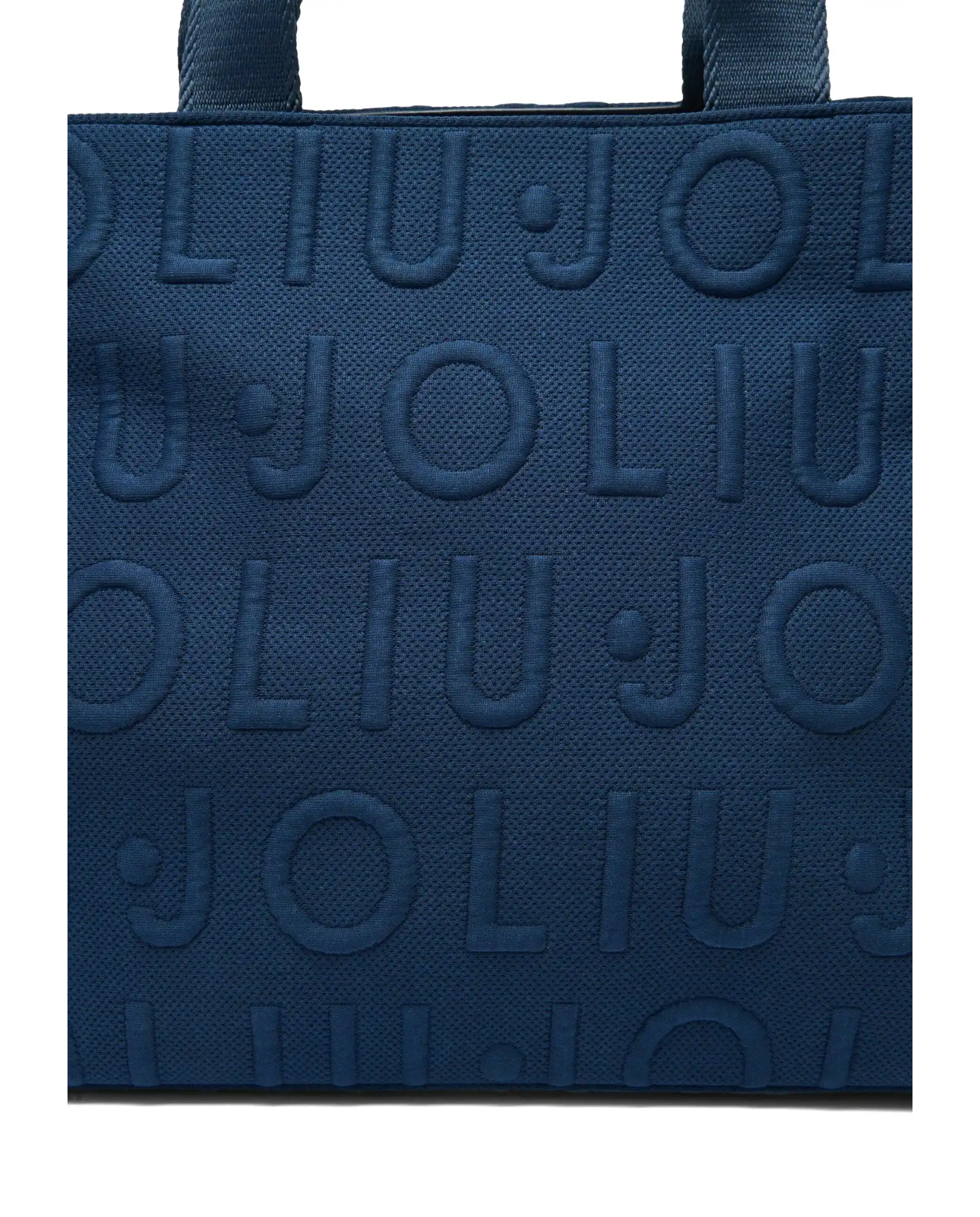 LIU JO BORSA LOGO BUBBLE BLU