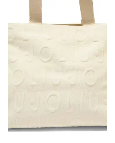 LIU JO BORSA LOGO BUBBLE PANNA