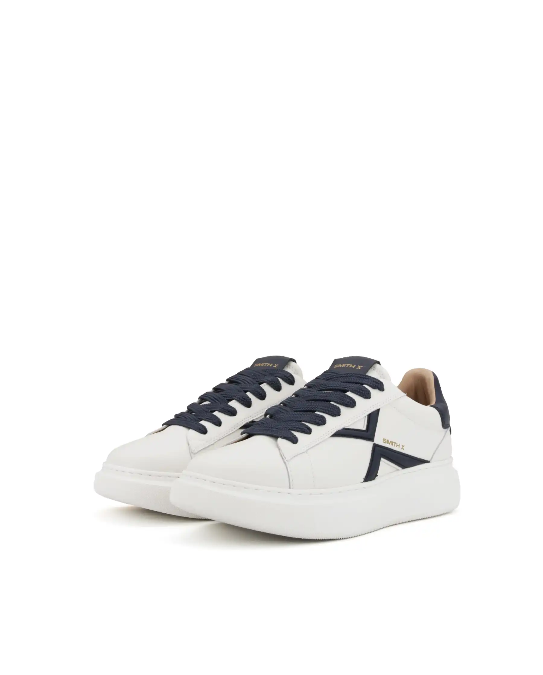 SMITH X SNEAKERS COLLEGE BIANCO