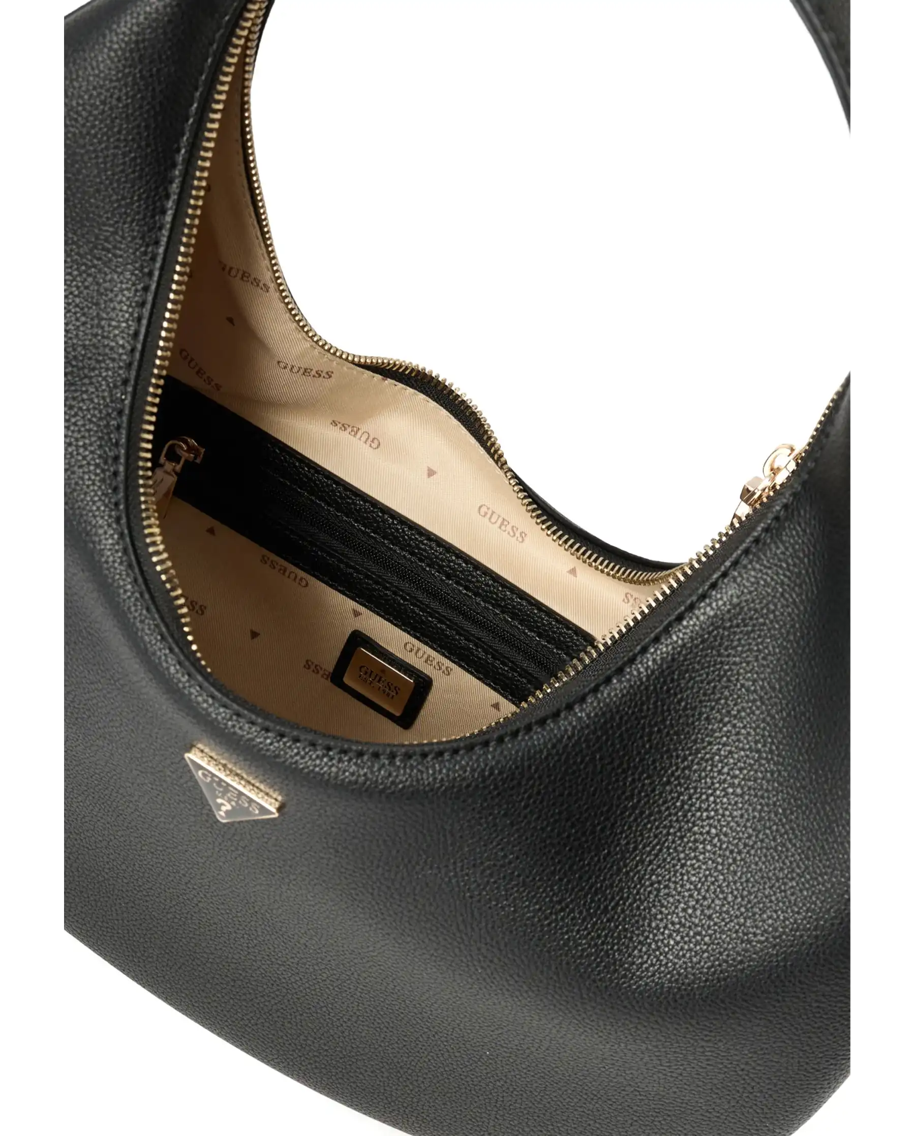 GUESS BORSA EVIE HOBO NERO