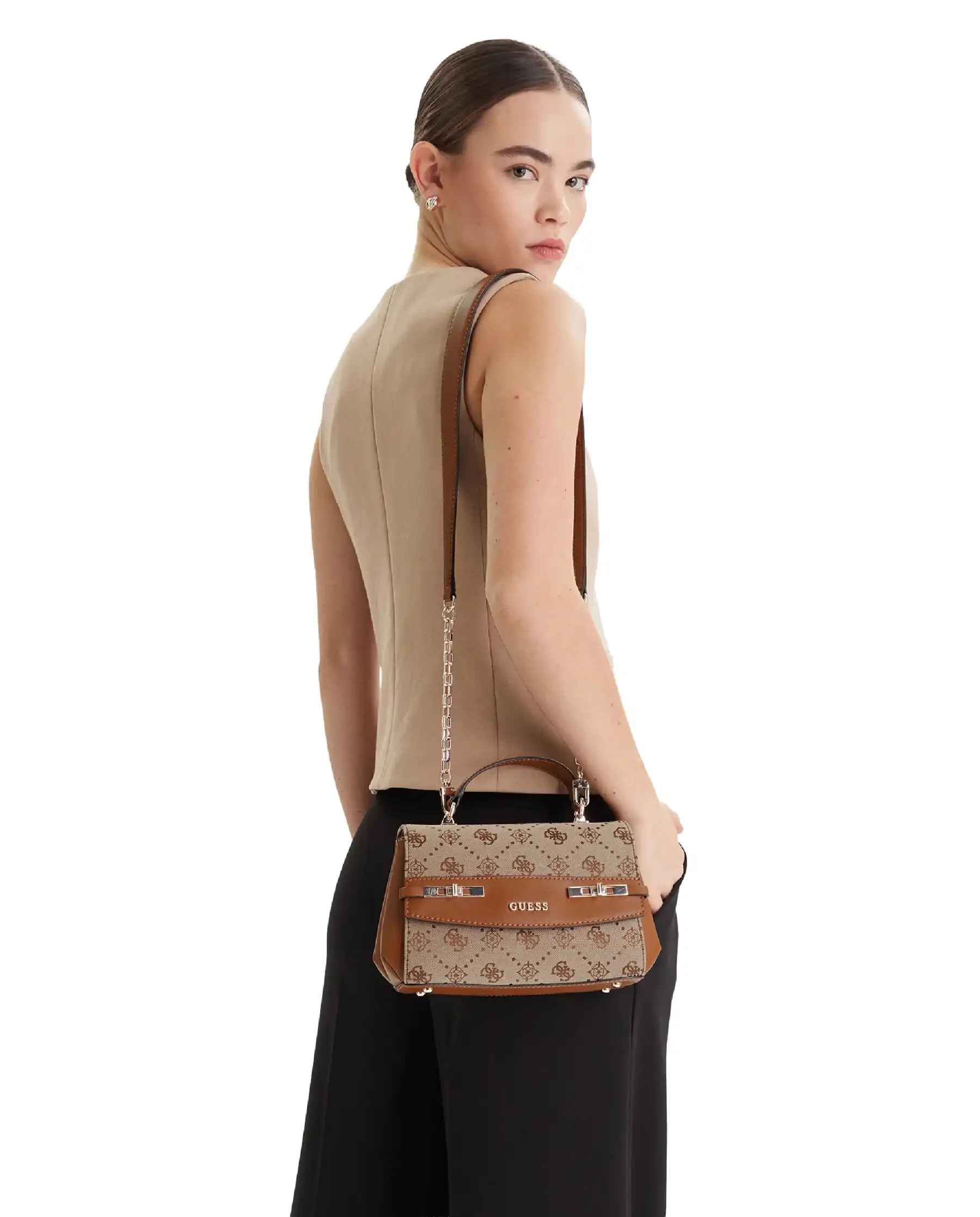 GUESS BORSA MELINDA BEIGE