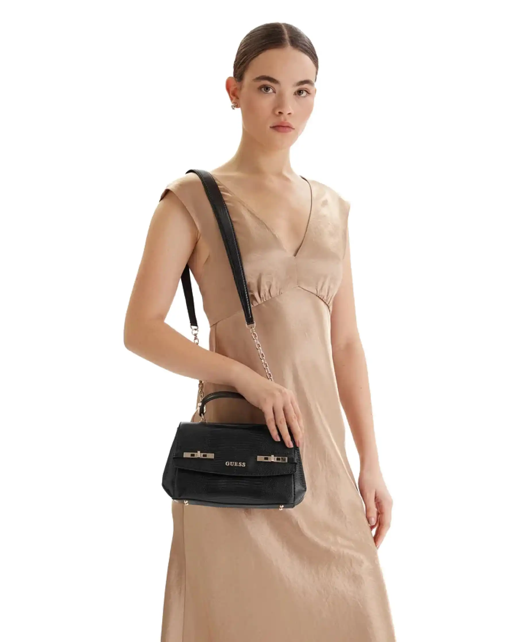 GUESS BORSA MELINDA NERO