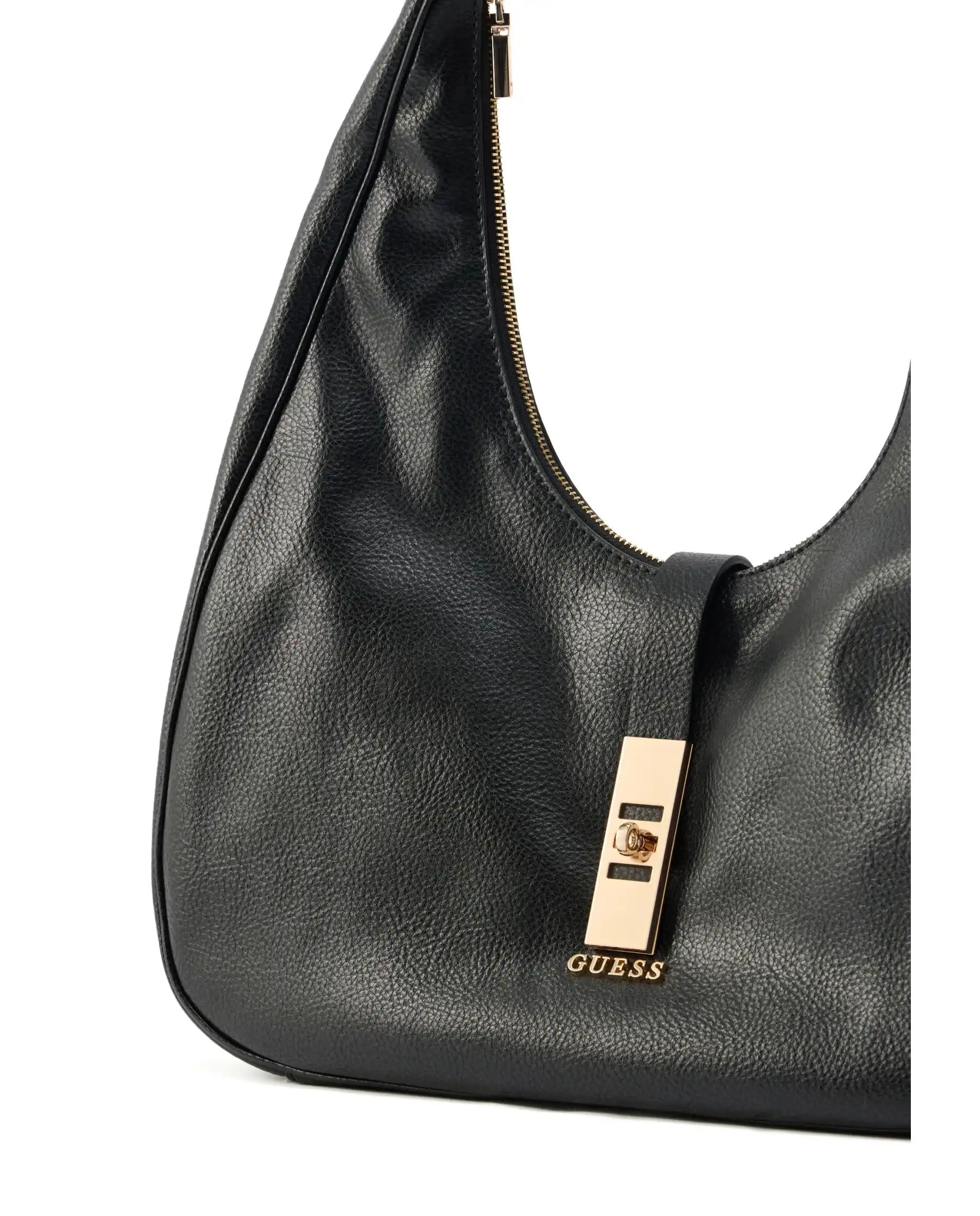 GUESS BORSA BROOKE HOBO NERO