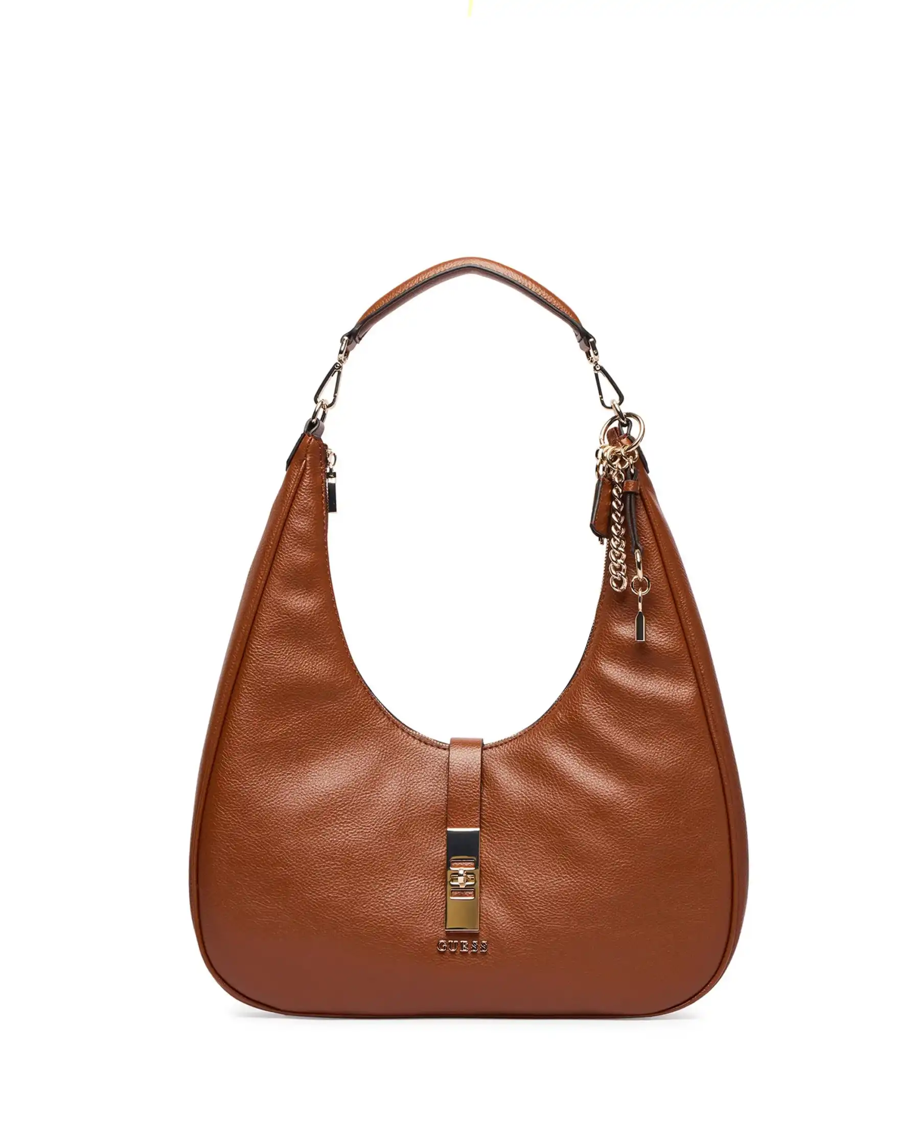 GUESS BORSA BROOKE HOBO COGNAC