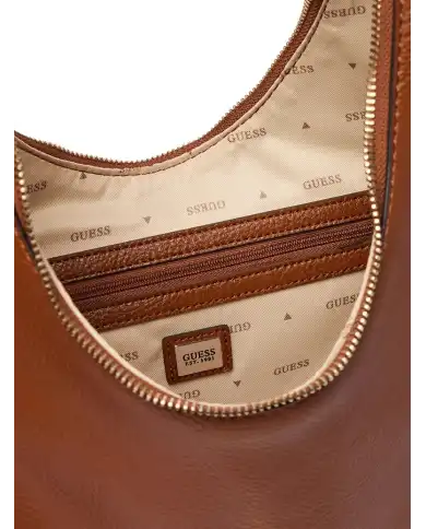GUESS BORSA BROOKE HOBO COGNAC