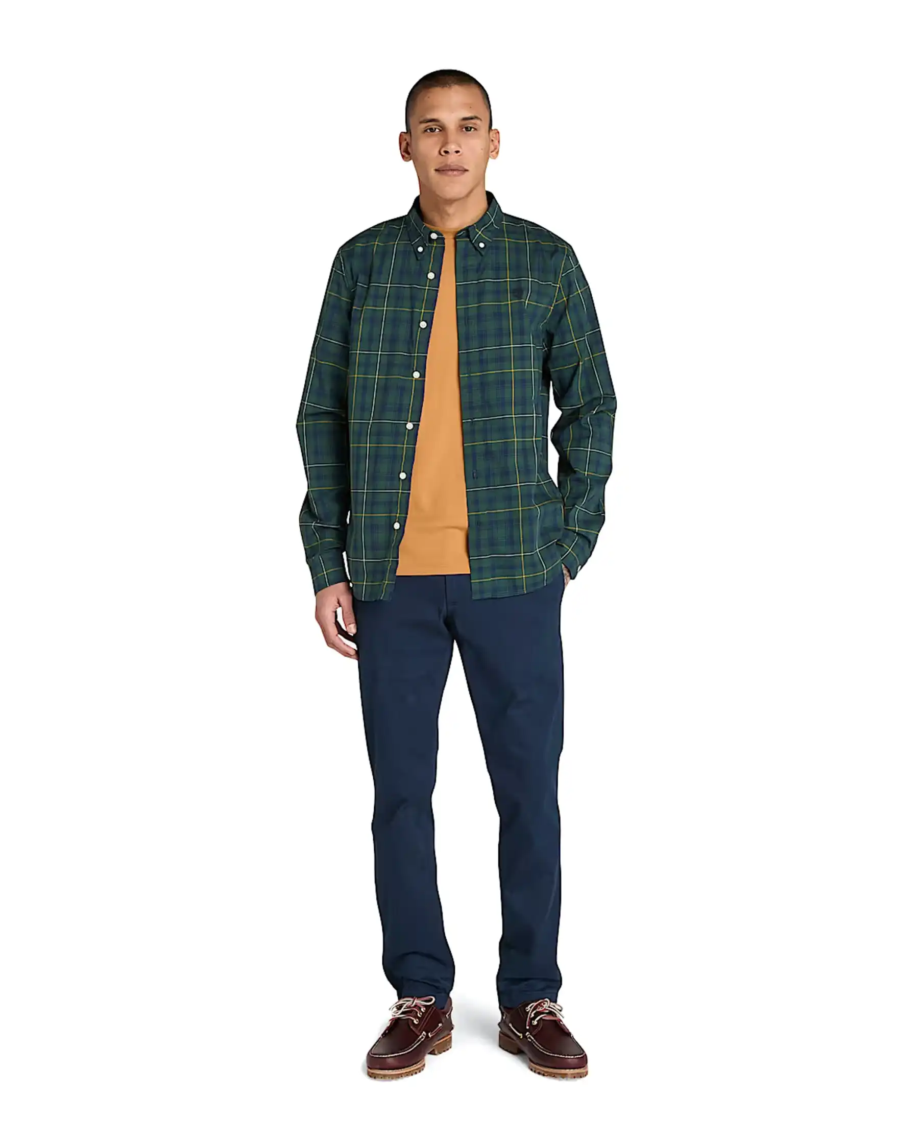 TIMBERLAND T-SHIRT DUNSTAN RIVER GIALLO