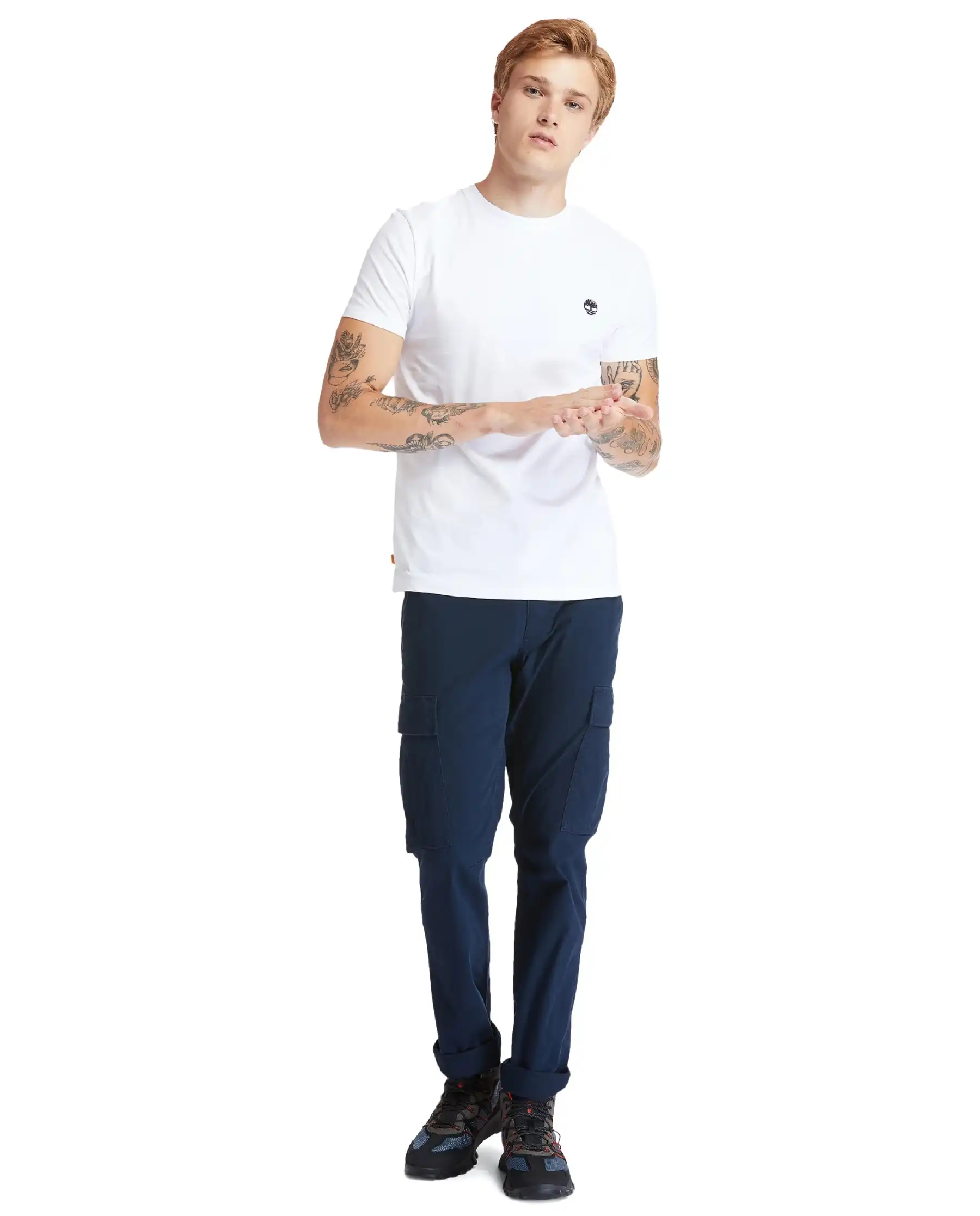 TIMBERLAND T-SHIRT DUNSTAN RIVER BIANCO