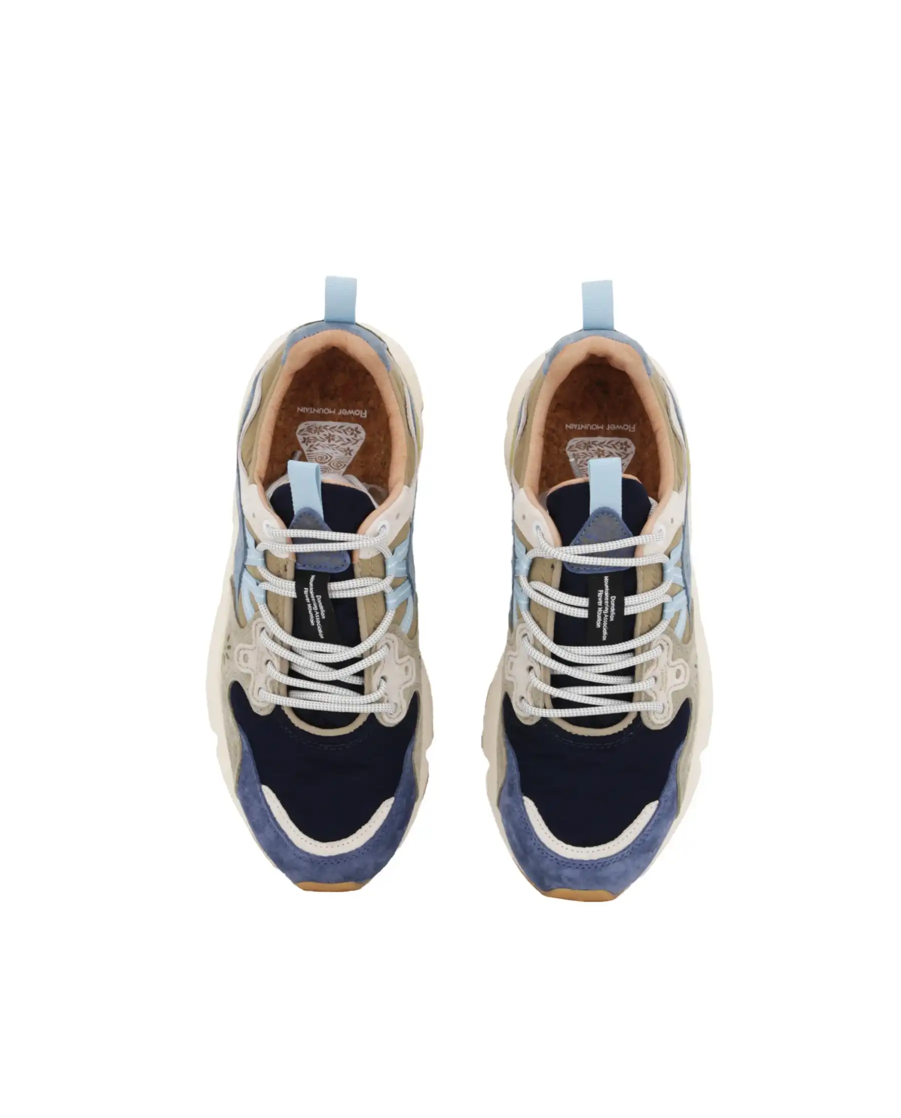 FLOWER MOUNTAIN SNEAKERS YAMANO BLU