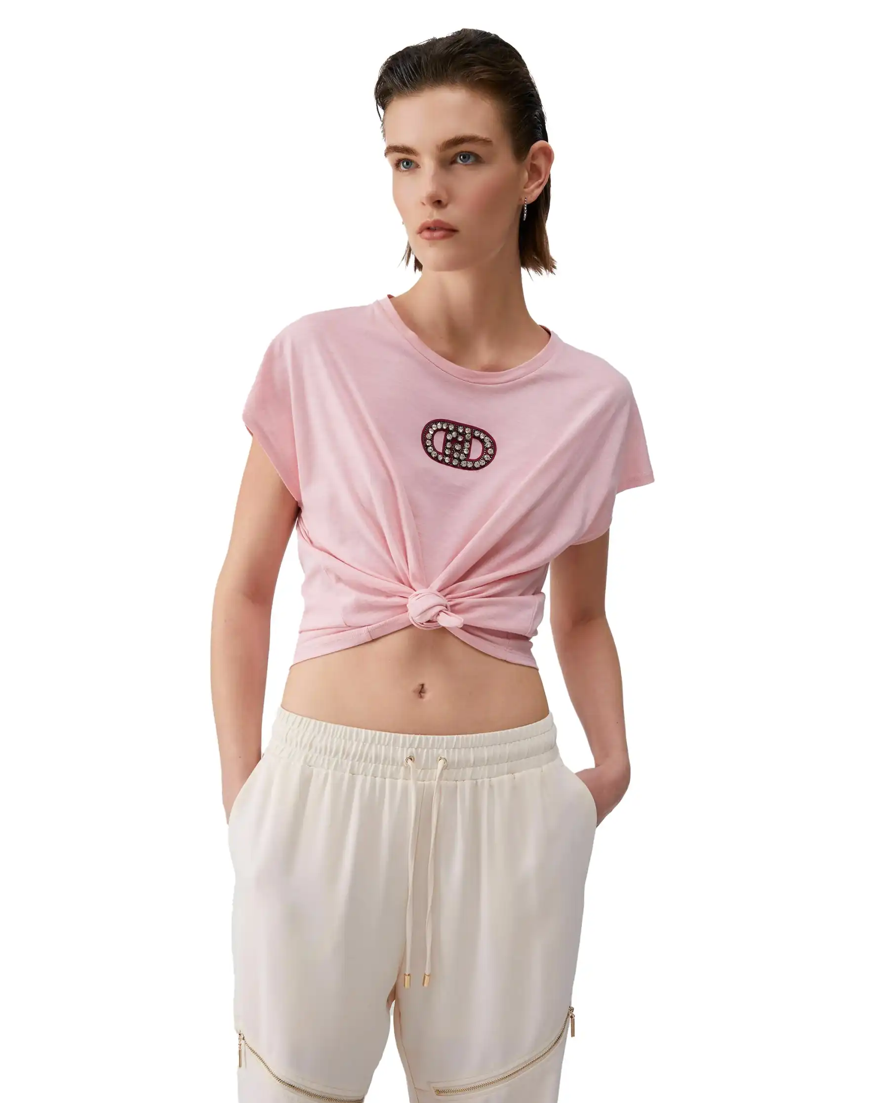 LIU JO T-SHIRT ROSA