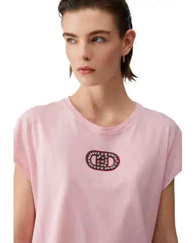 LIU JO T-SHIRT ROSA