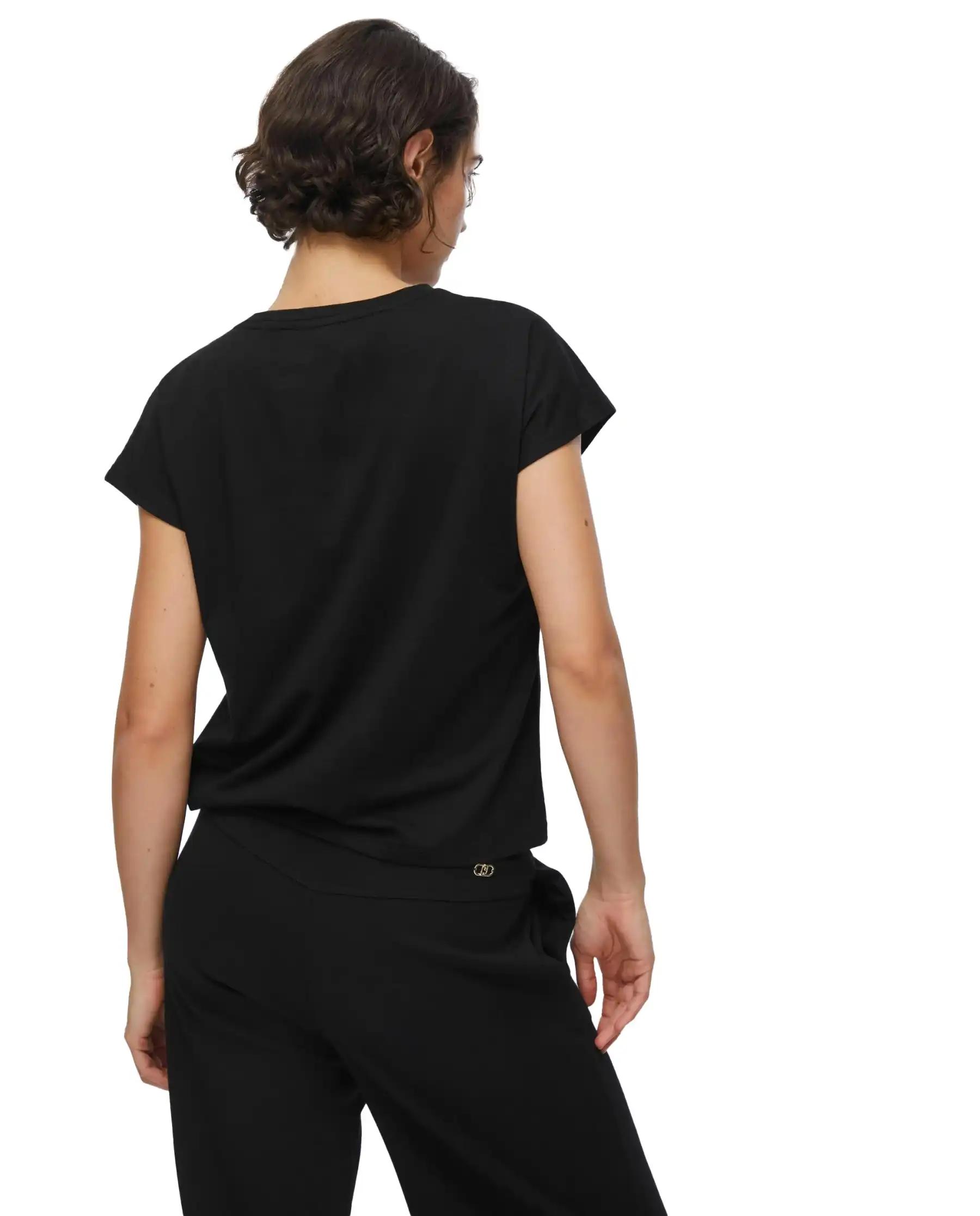 LIU JO T-SHIRT NERO