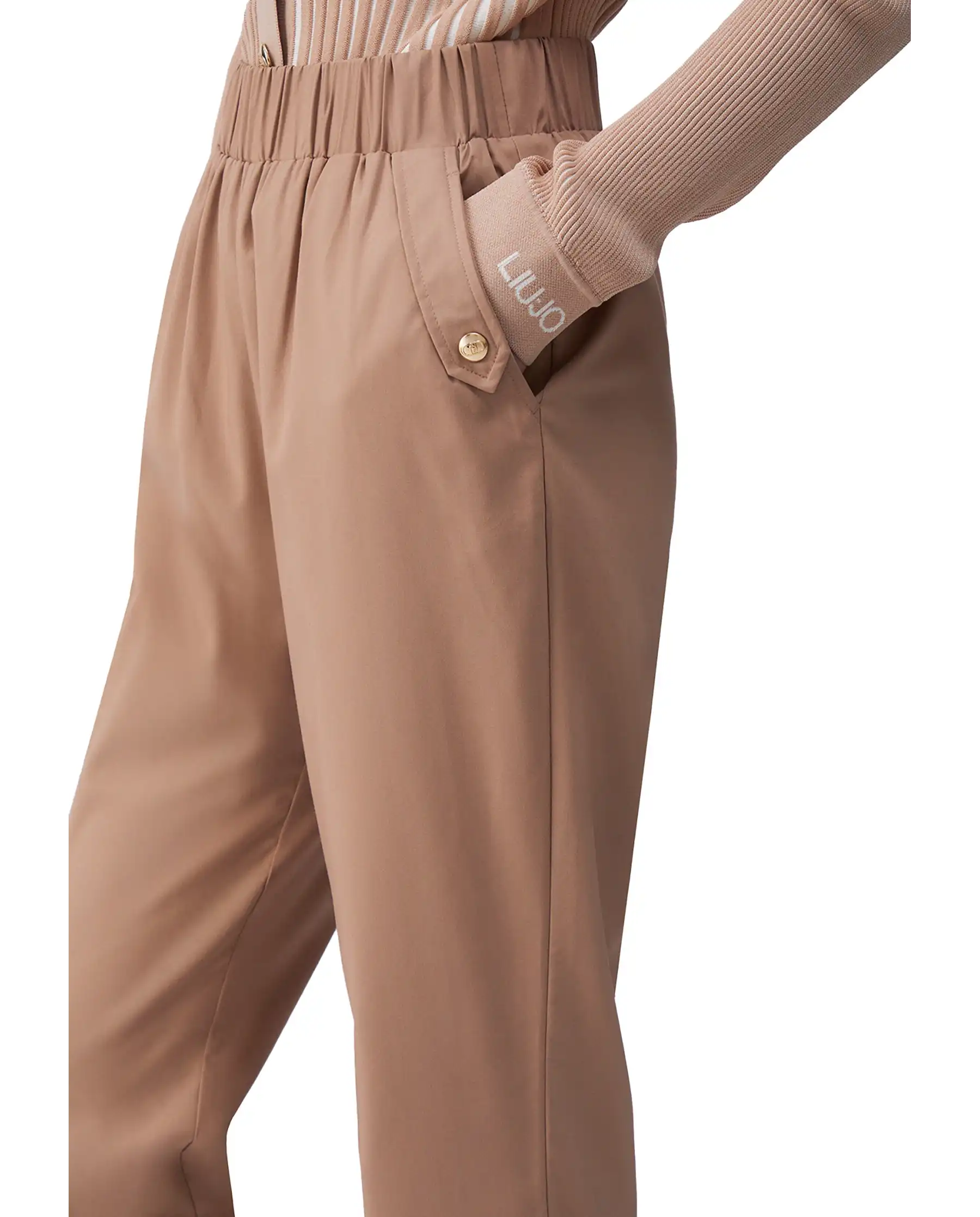 LIU JO PANTALONI CAMMELLO