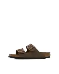 BIRKENSTOCK CIABATTINE ARIZONA MARRONE