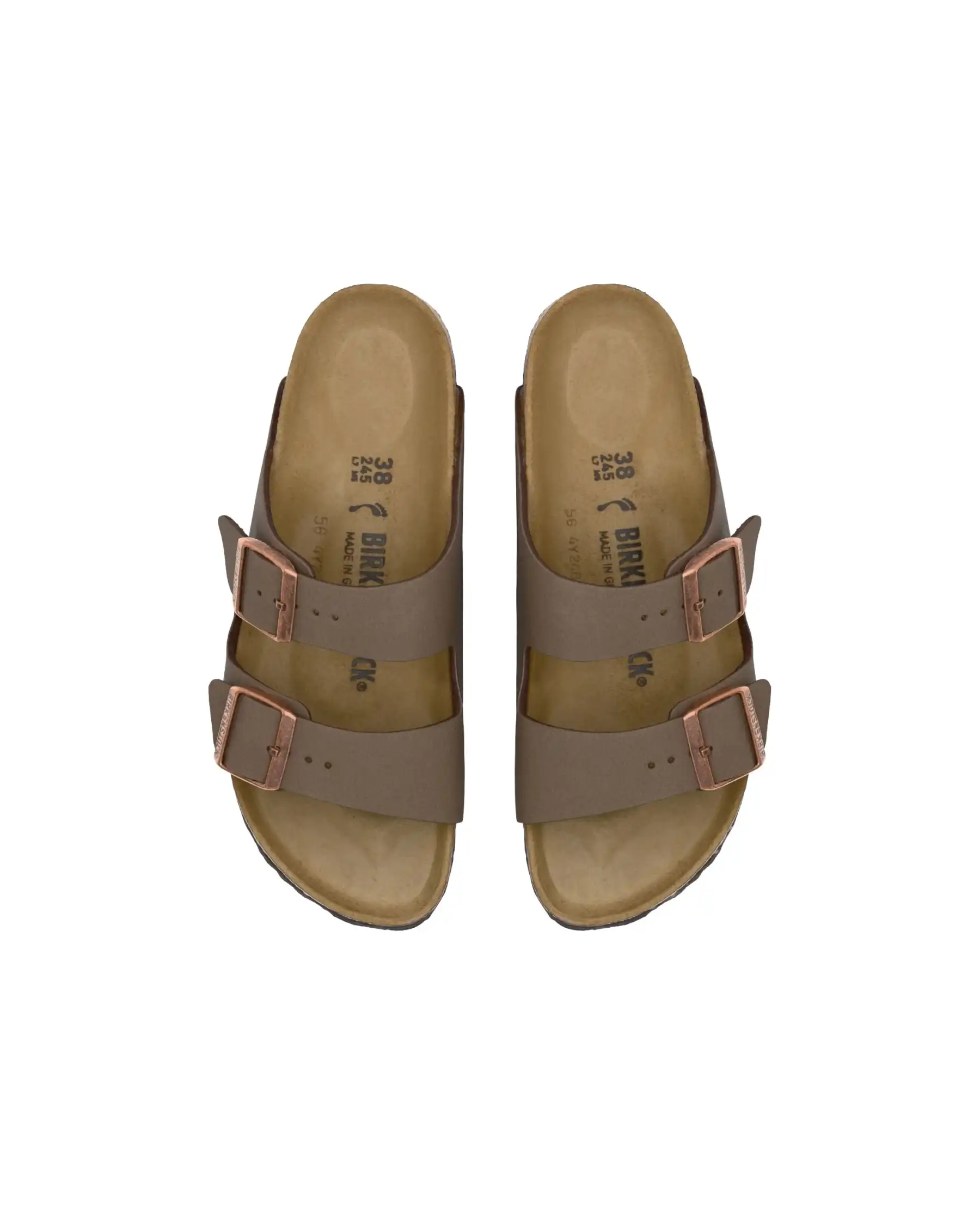 BIRKENSTOCK CIABATTINE ARIZONA MARRONE
