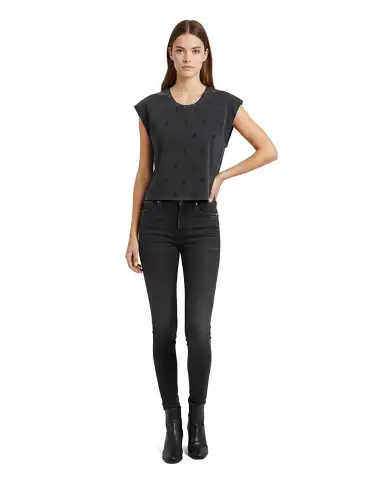 LIU JO T-SHIRT NERO