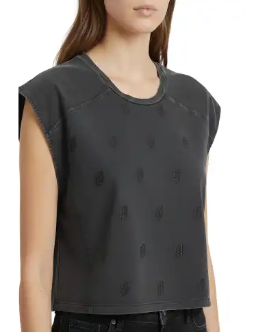 LIU JO T-SHIRT NERO