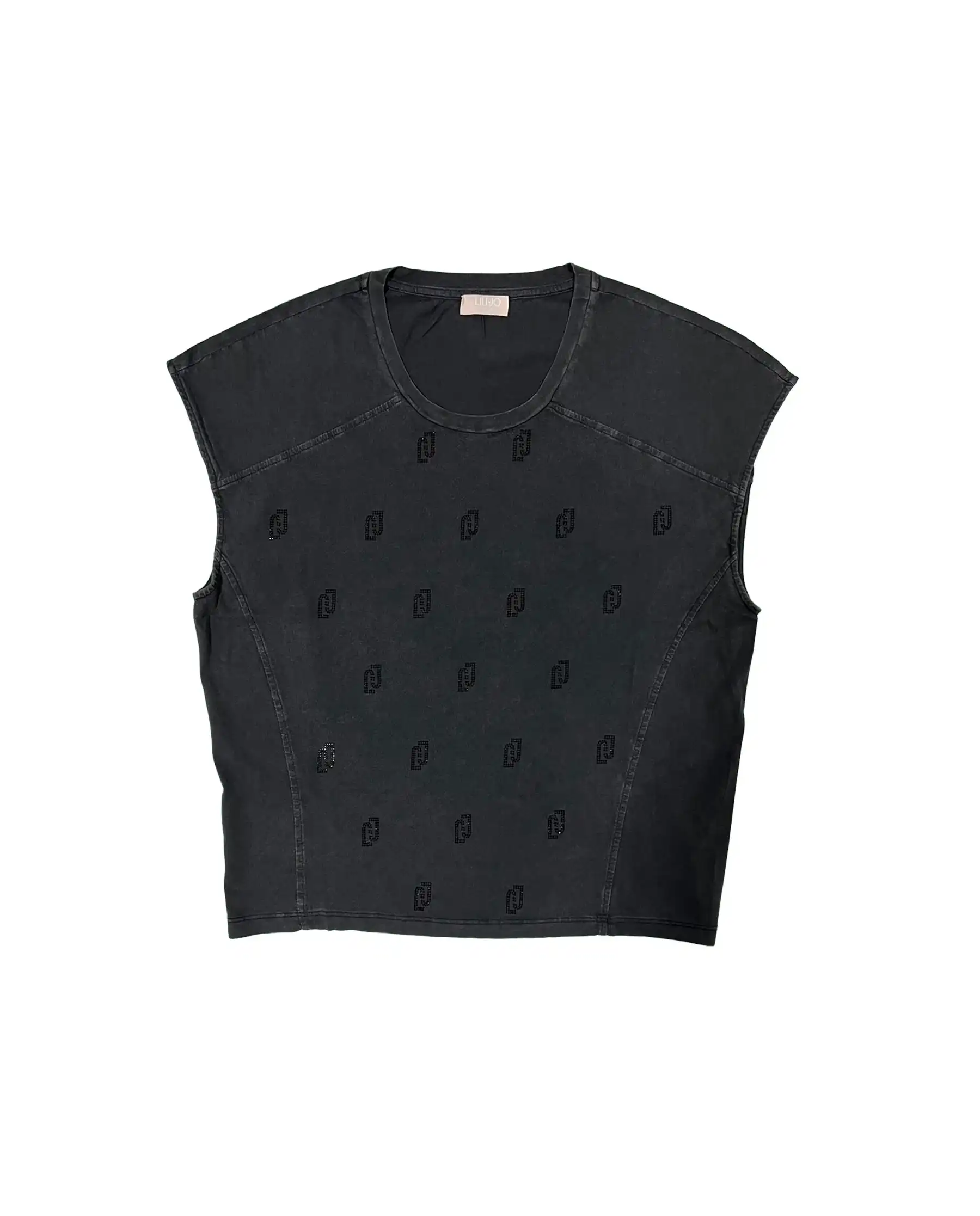 LIU JO T-SHIRT NERO