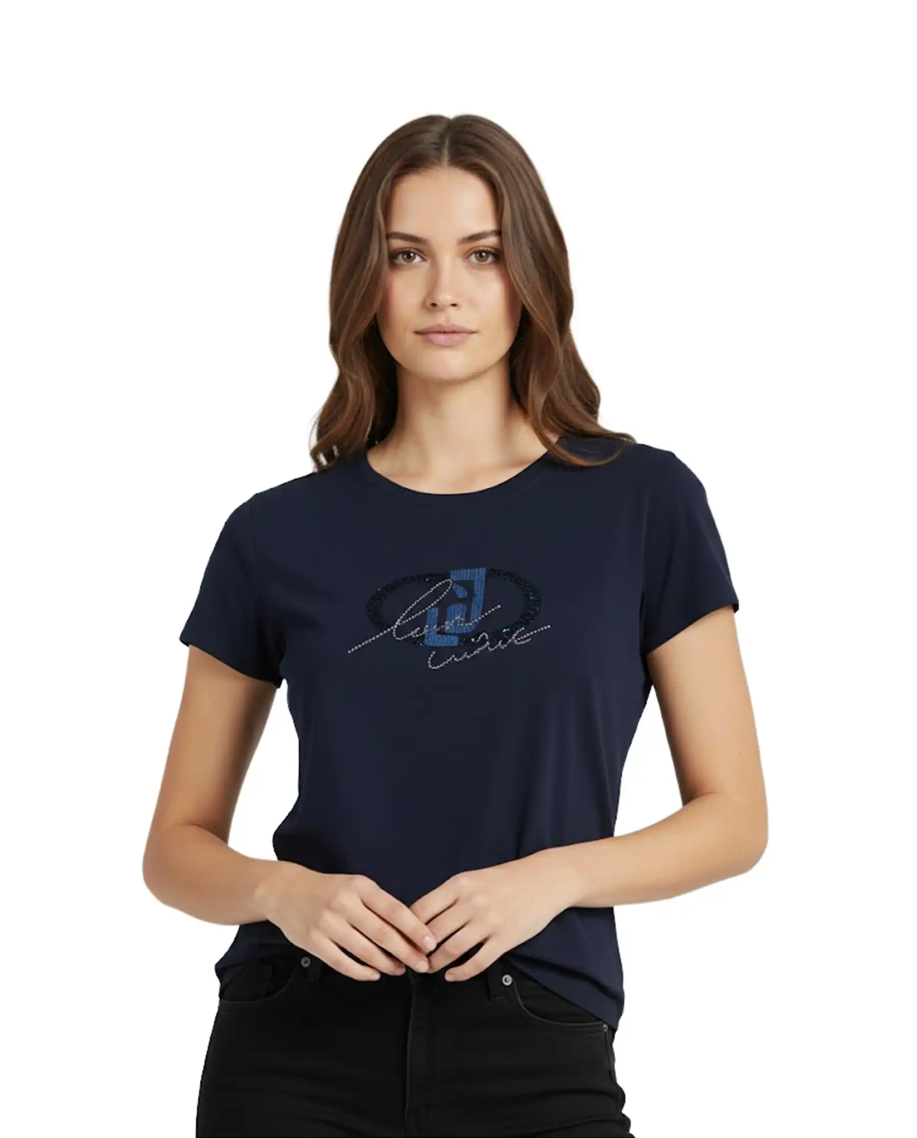 LIU JO T-SHIRT BLU