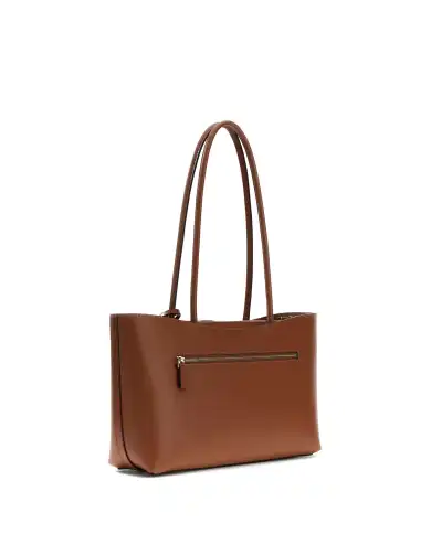 GUESS BORSA JANIE COGNAC