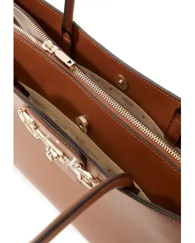 GUESS BORSA JANIE COGNAC