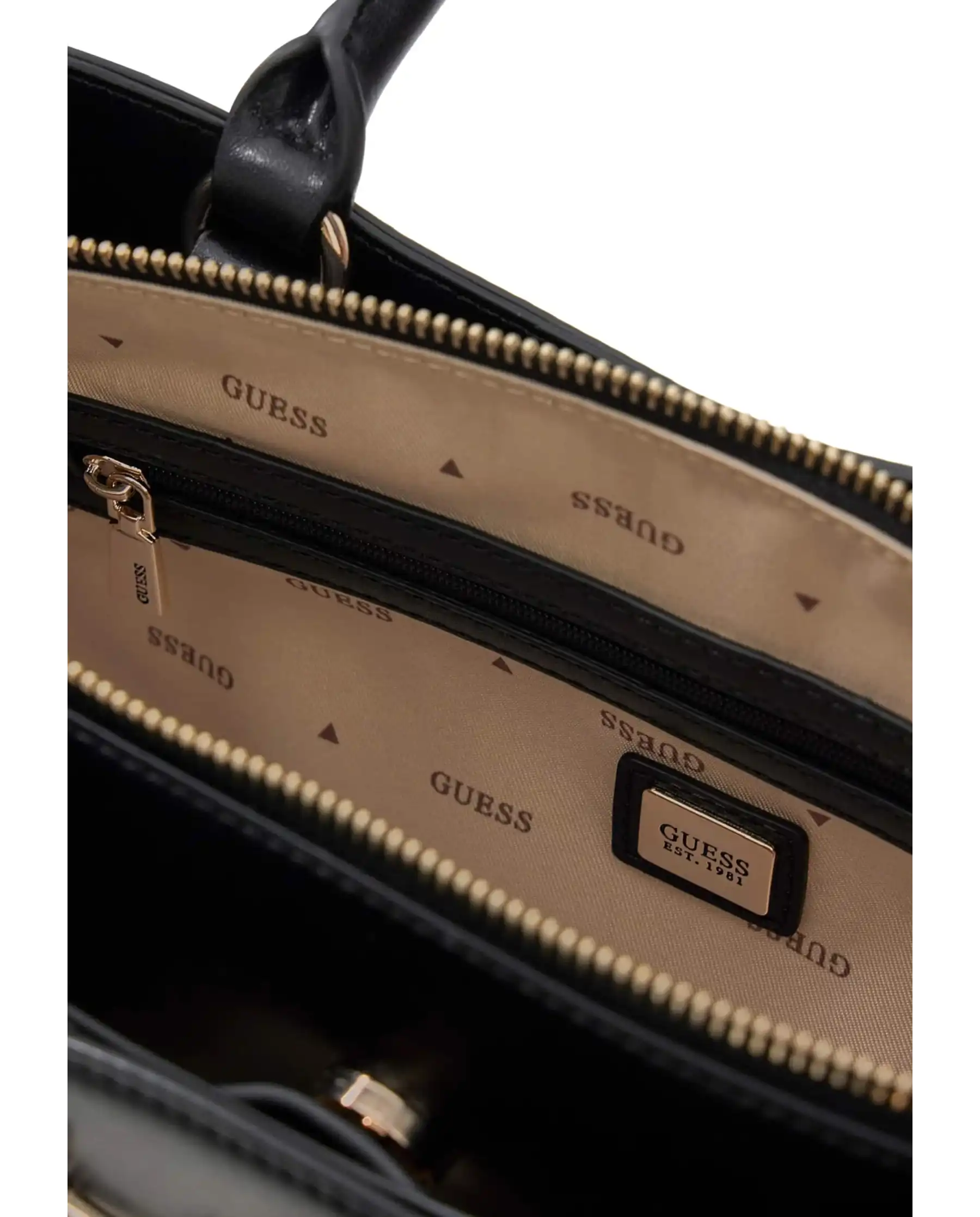 GUESS BORSA JANIE NERO