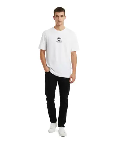 TIMBERLAND T-SHIRT STACK LOGO BIANCO