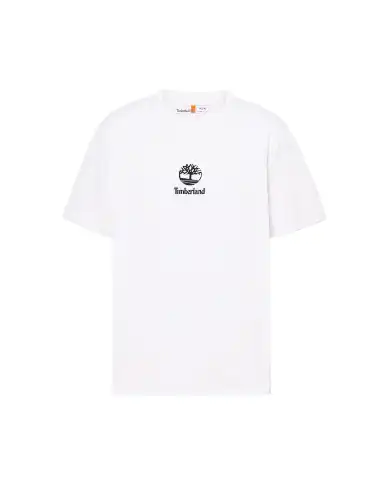 TIMBERLAND T-SHIRT STACK LOGO BIANCO