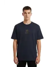 TIMBERLAND T-SHIRT STACK LOGO BLU