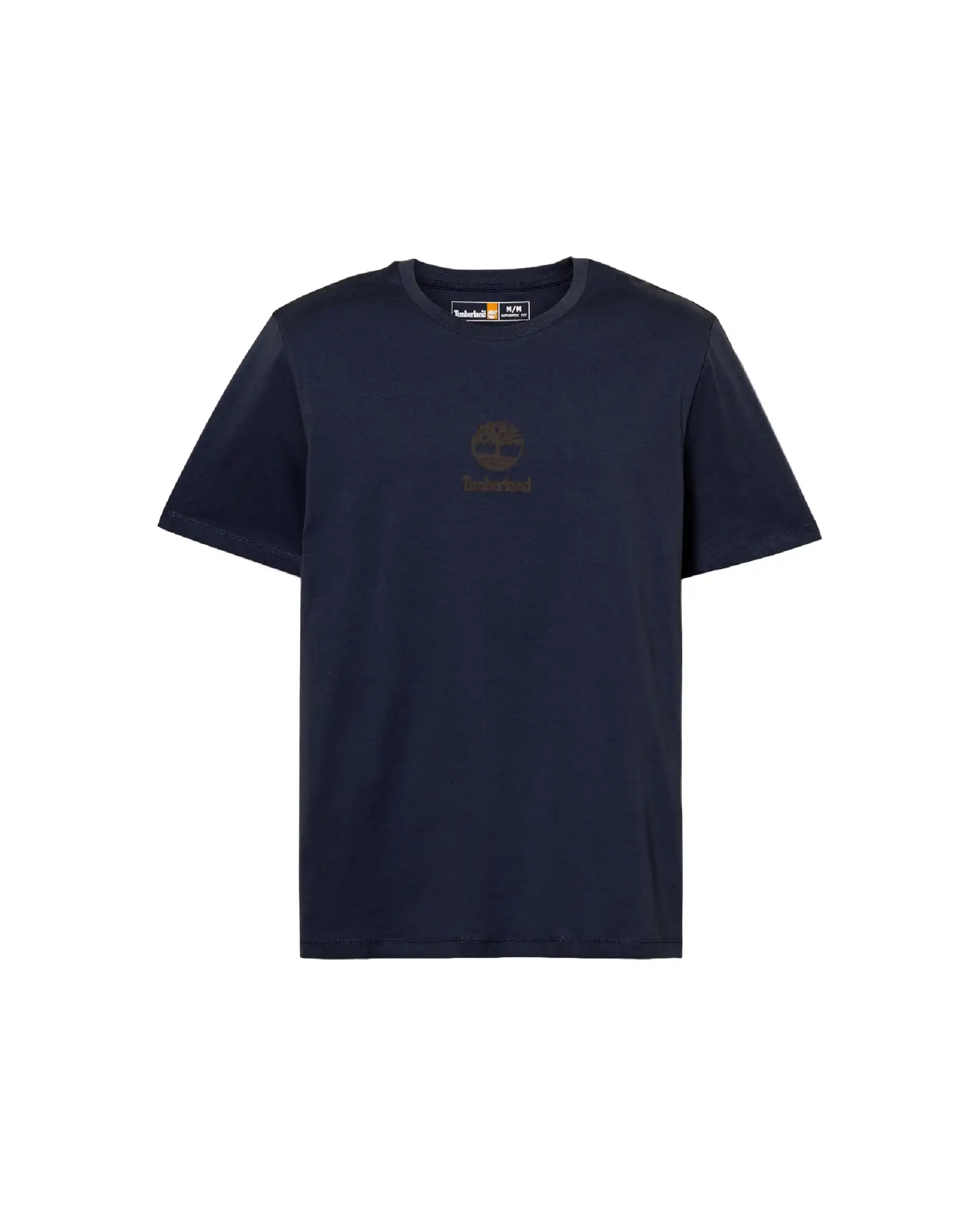 TIMBERLAND T-SHIRT STACK LOGO BLU