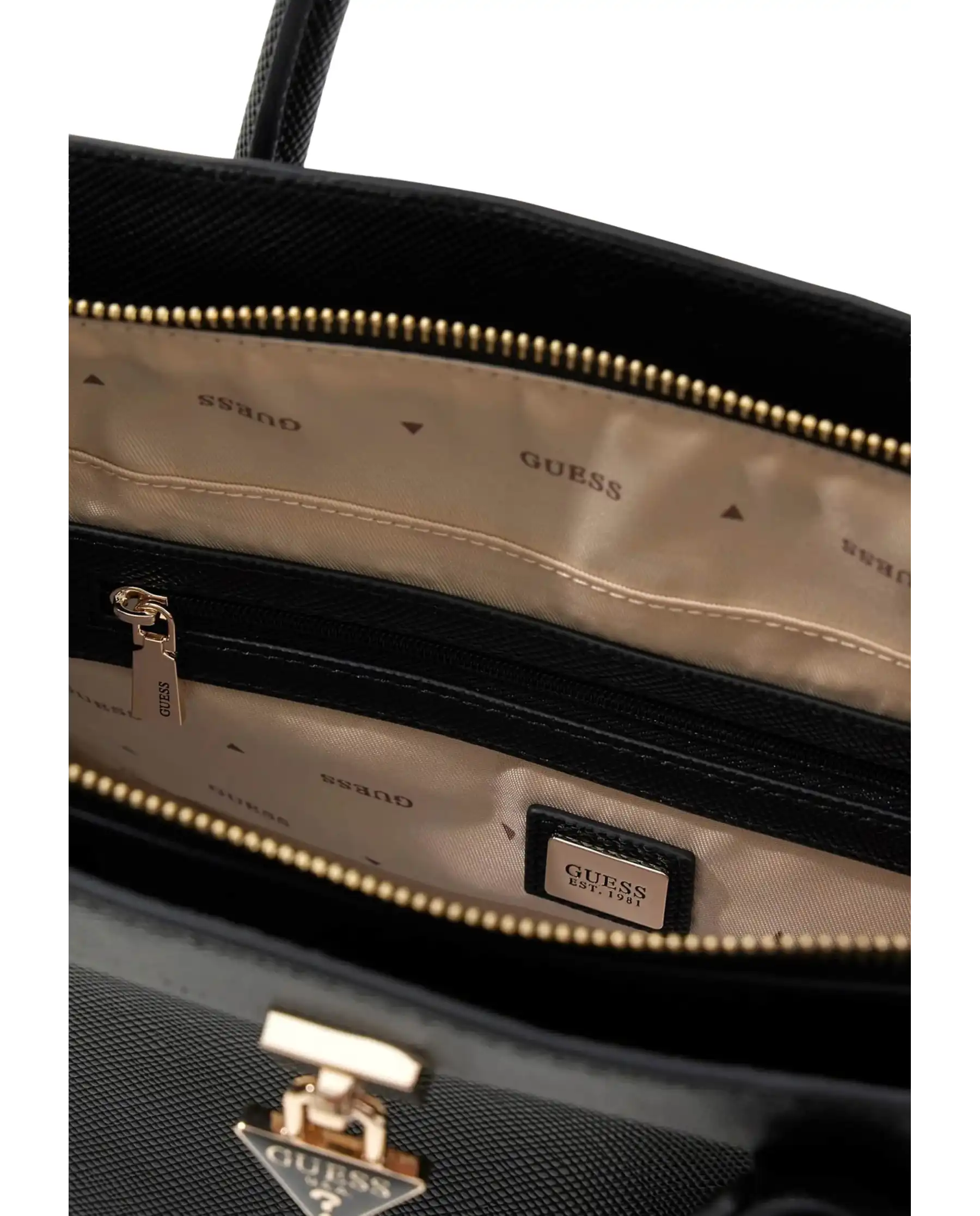 GUESS BORSA PATSIE NERO