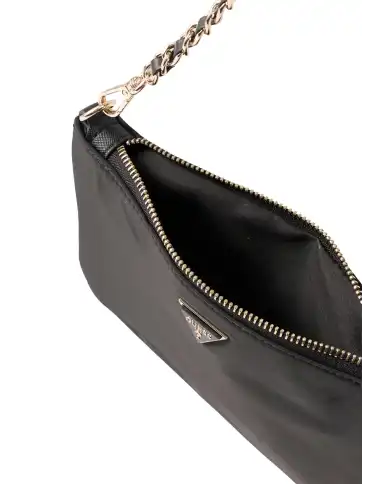 GUESS BORSA FLAT POUCH NERO