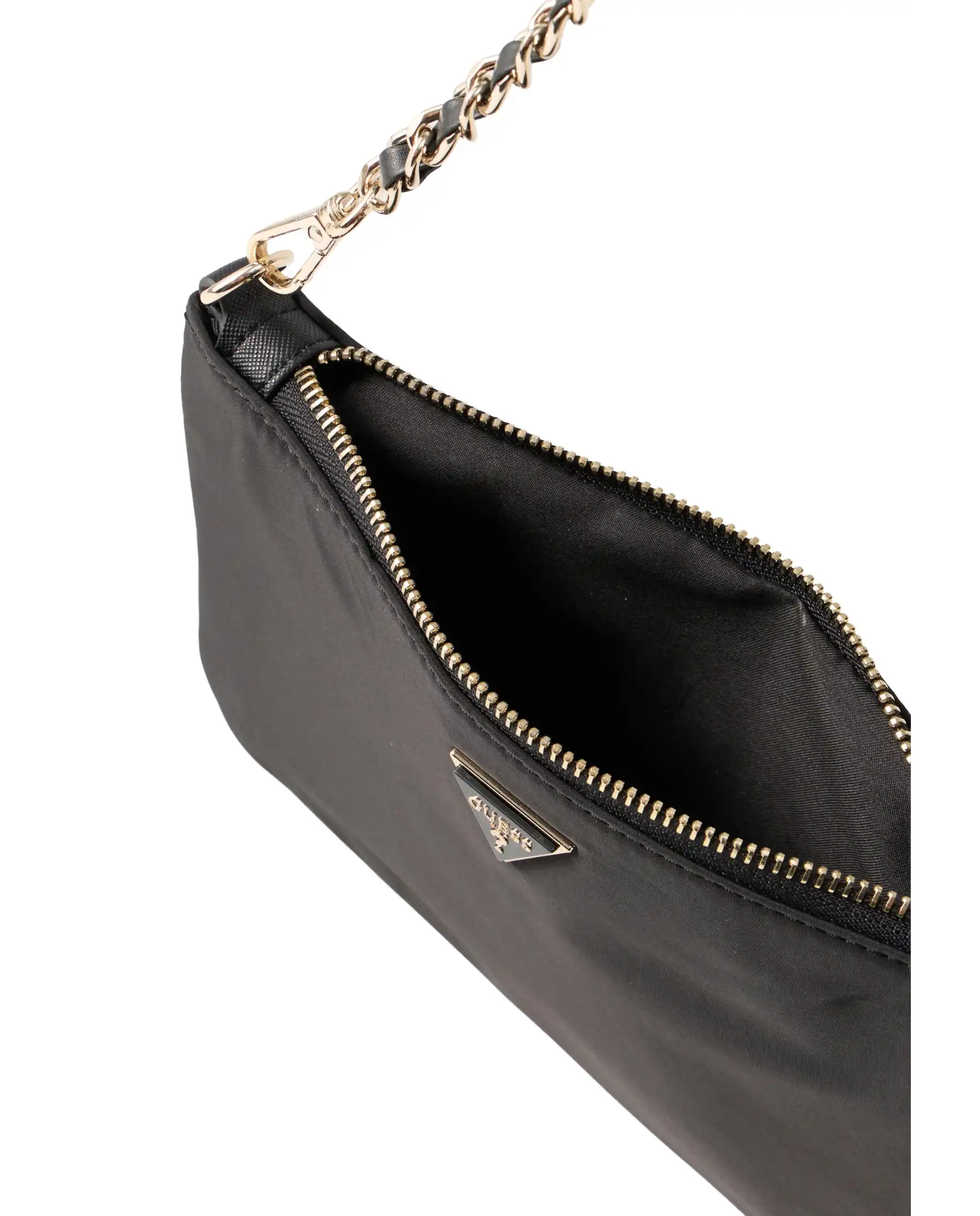 GUESS BORSA FLAT POUCH NERO