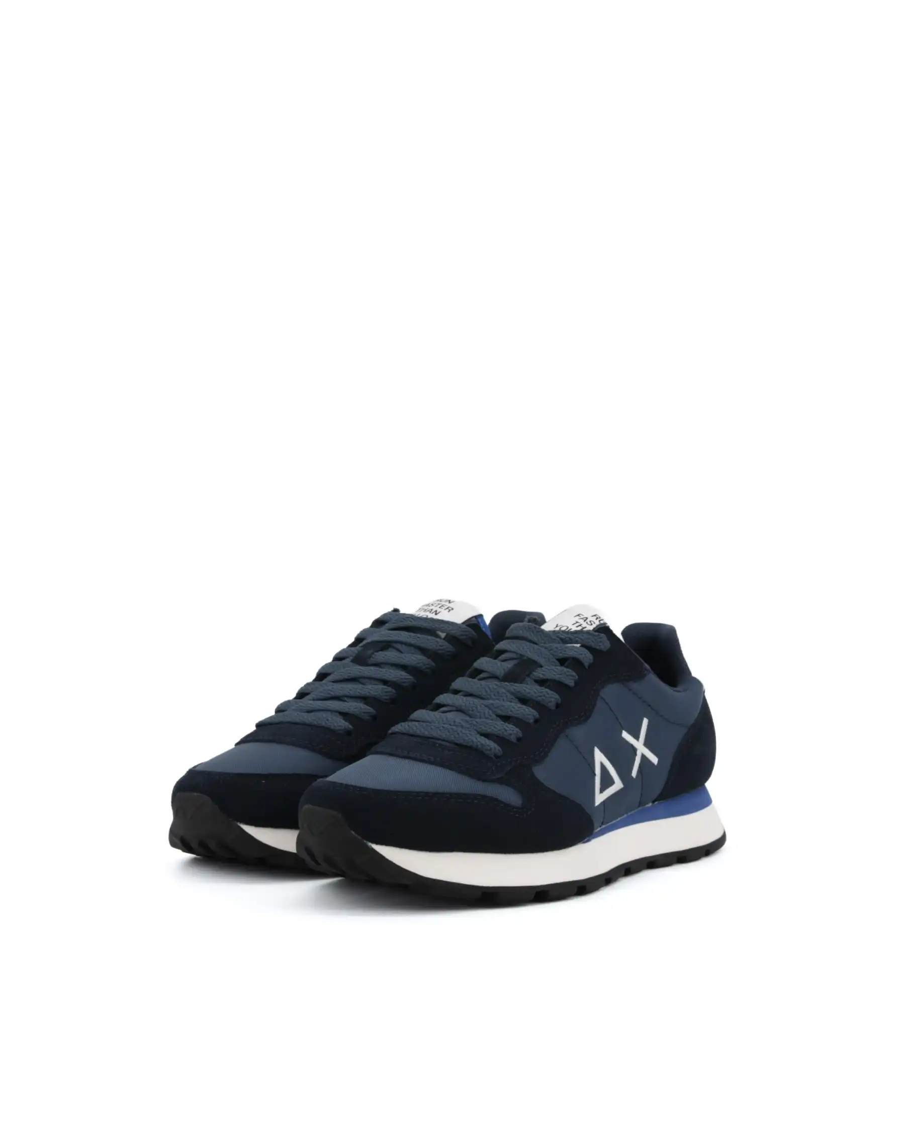 SUN 68 SNEAKERS TOM SOLID BLU